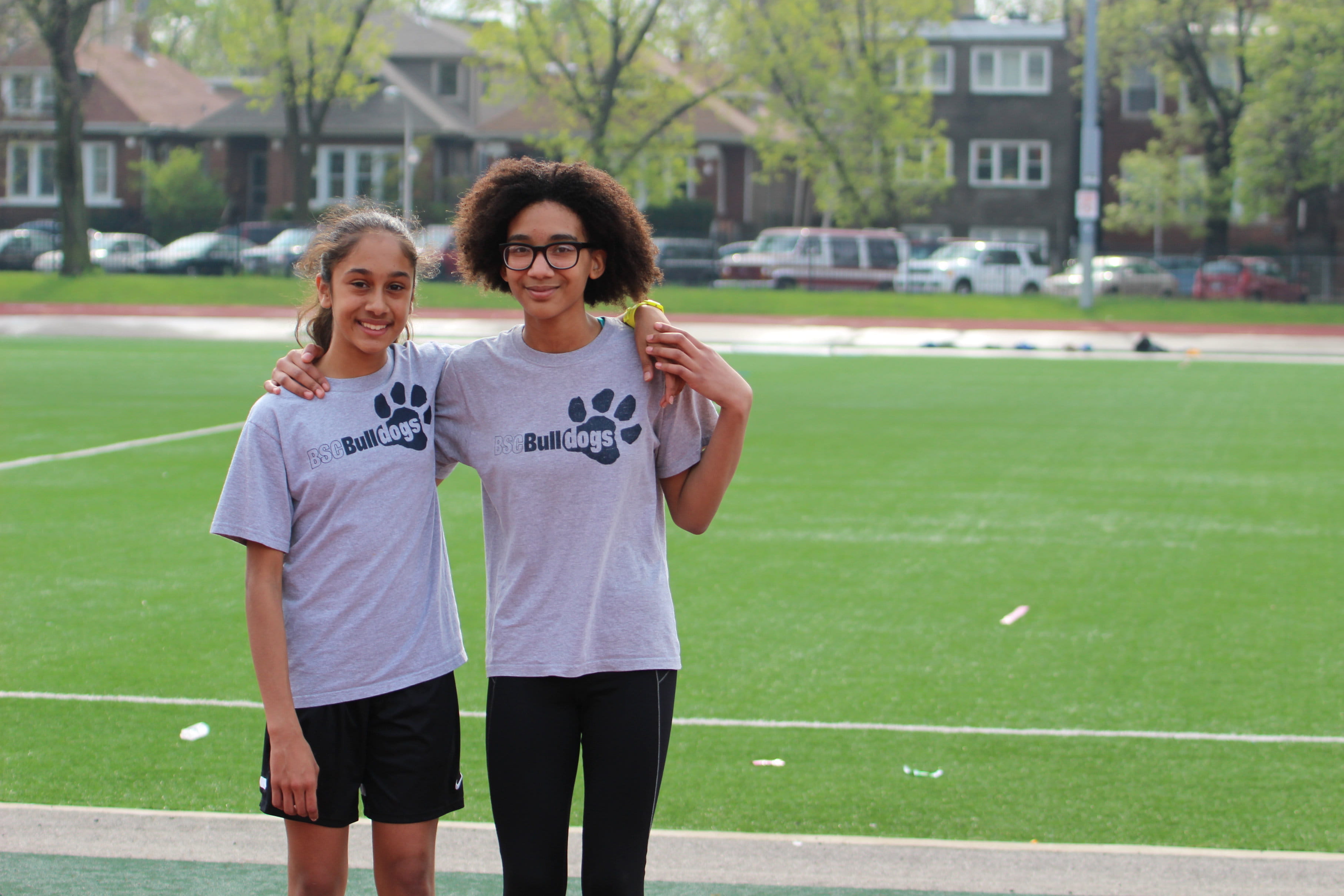 Solid Finish at Middle School Track Meet - solid-finish-at-middle-school-track-meet