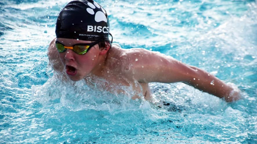 BISC South Loop student swimming