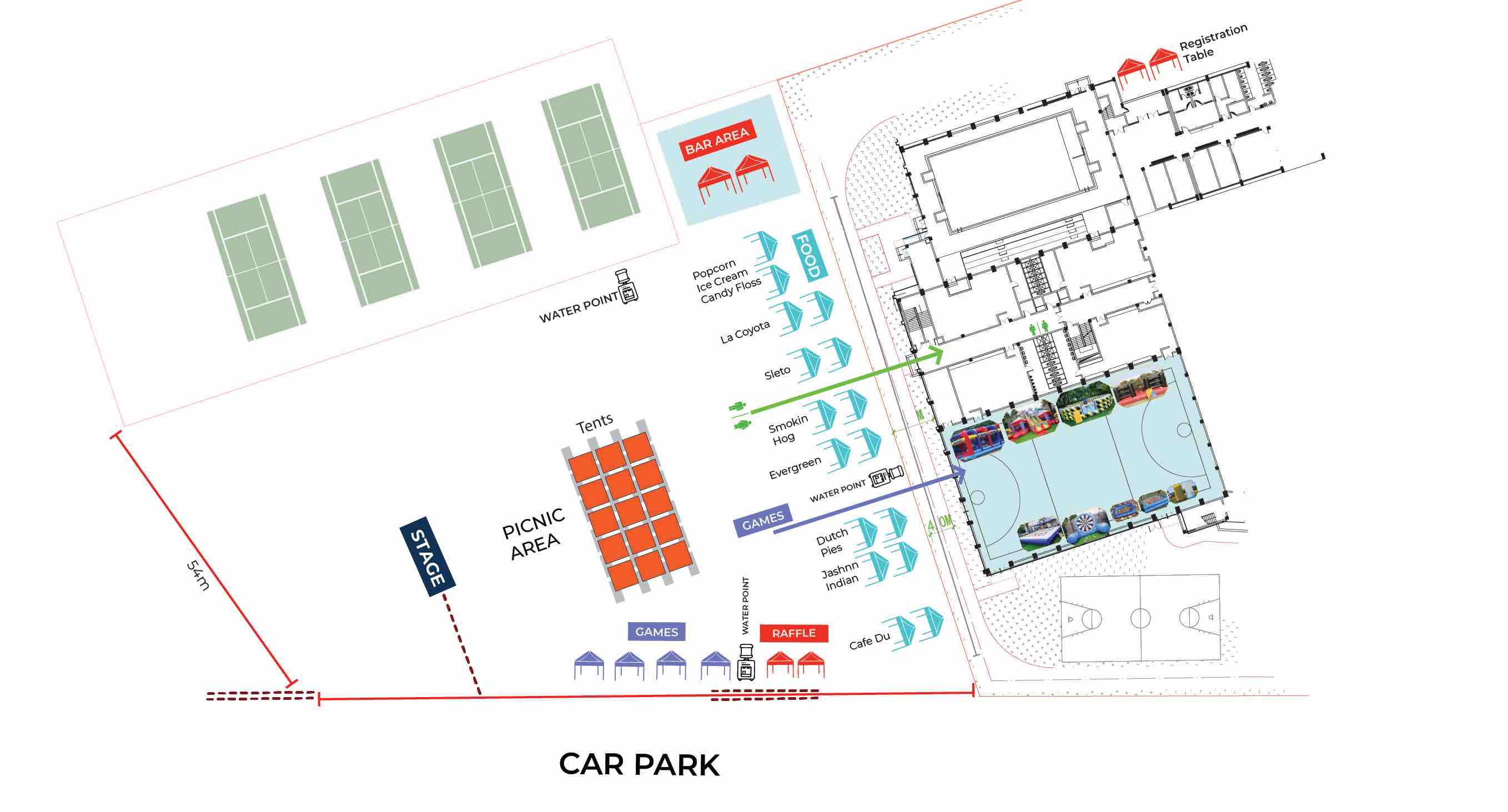 Party in the Park Map - Party in the Park Map