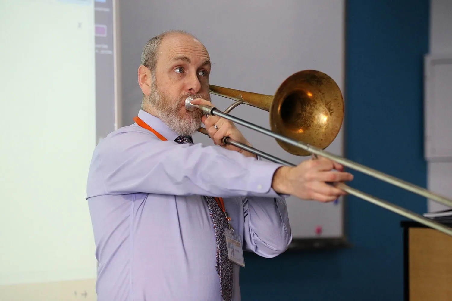Top New York Trombonist Visits BISS! - Top Trombonist Visits BISS