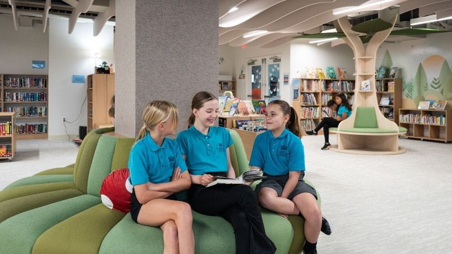 Students reading