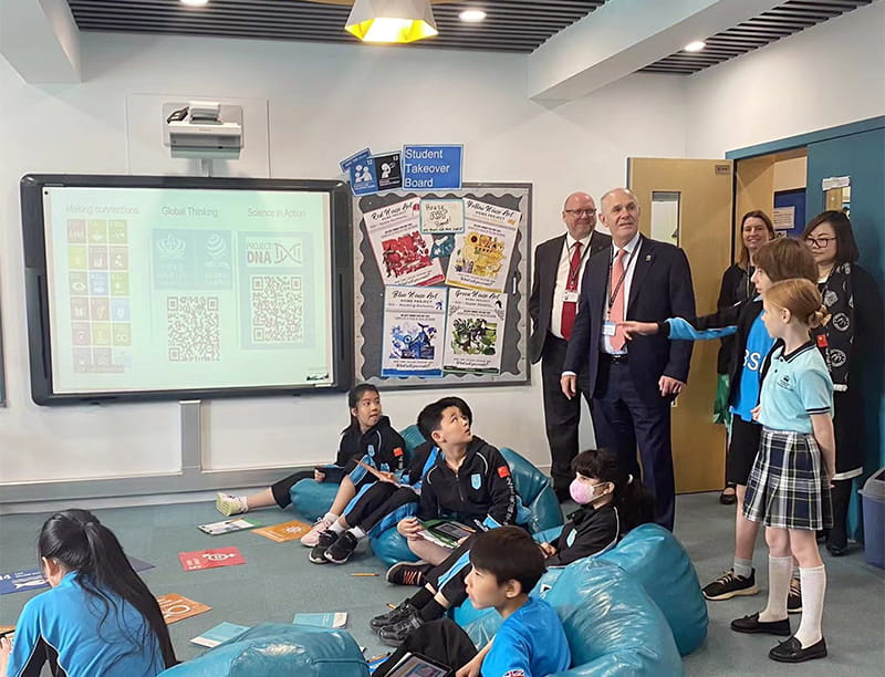 Nord Anglia Education CEO Visited BSB Sanlitun | BSB Sanlitun - NAE CEO Visited BSB Sanlitun