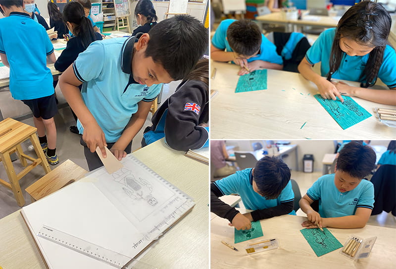 Year 5 Master the Art of Block Printing! | BSB Sanlitun - Year 5 Master the Art of Block Painting