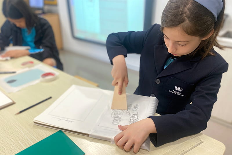 Year 5 Master the Art of Block Printing! BSB Sanlitun