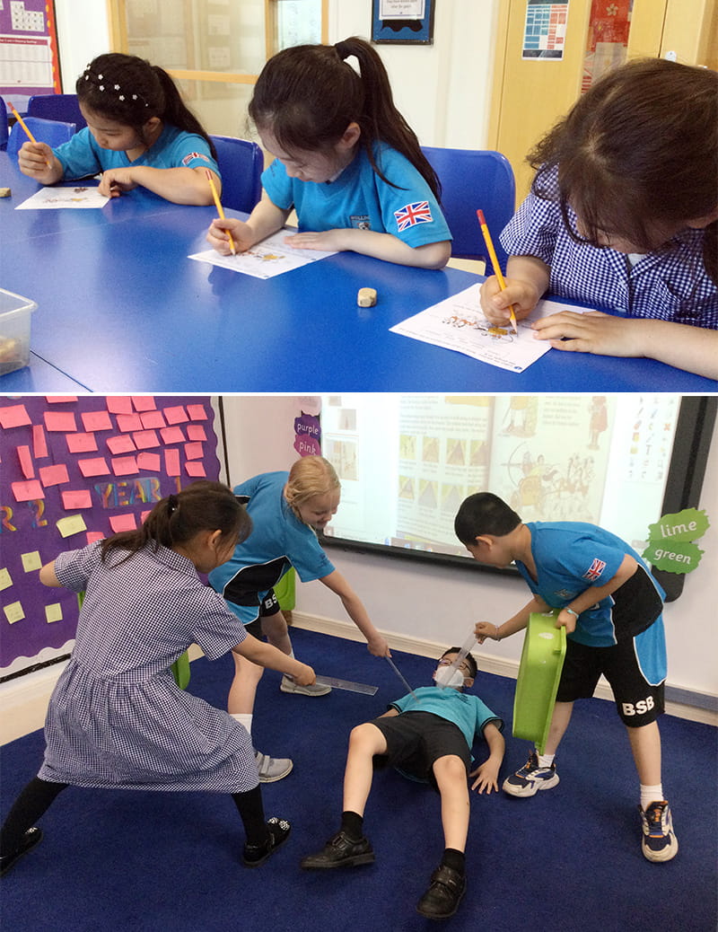 Self Portraits and Learning about the Romans | BSB Sanlitun - Self Portraits and Learning about the Romans