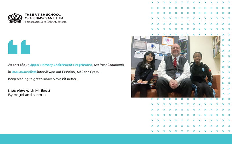 Interview with Mr Brett | BSB Sanlitun - Interview with Mr Brett