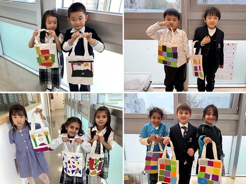 Year 1's Colourful Patchwork Sacks | BSB Sanlitun - Colourful Patchwork Sacks