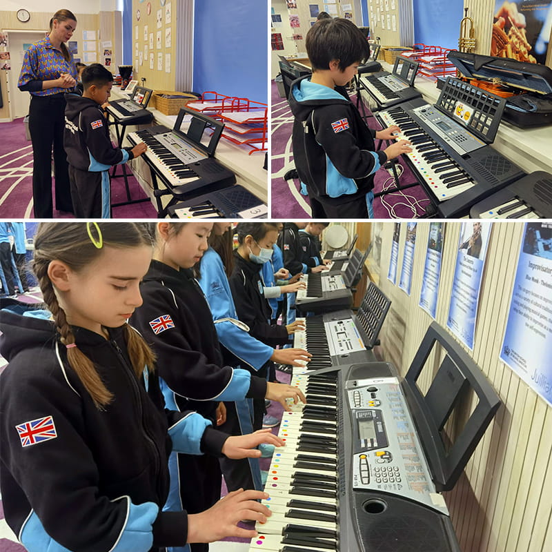 Composing thematic contrasts and developing keyboard skills in Upper Primary | BSB Sanlitun - Composing thematic contrasts