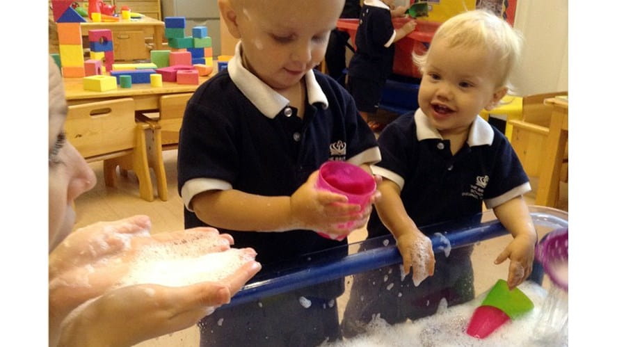Making a Mess in Tadpoles Class!-making-a-mess-in-tadpoles-class-Tadpoles