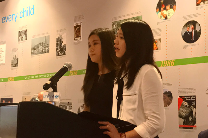 BSB Students attending NAE-UNICEF Summit in New York - BSB Students attending NAE-UNICEF Summit in New York