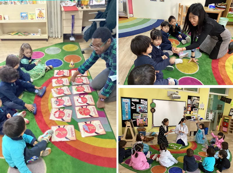 幼儿园小班认识社区帮手 - Teddies learning about Community Helpers