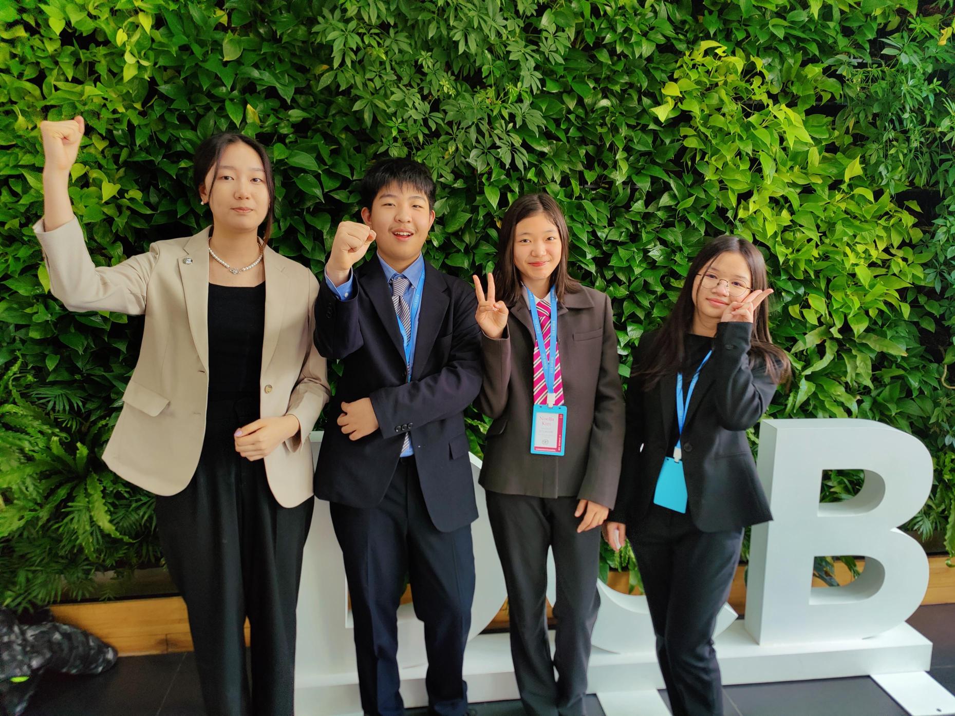 八年级学生Zi Ling回顾模拟联合国会议 - Year 8 Zi Ling reflects on MUN Conference March 2023