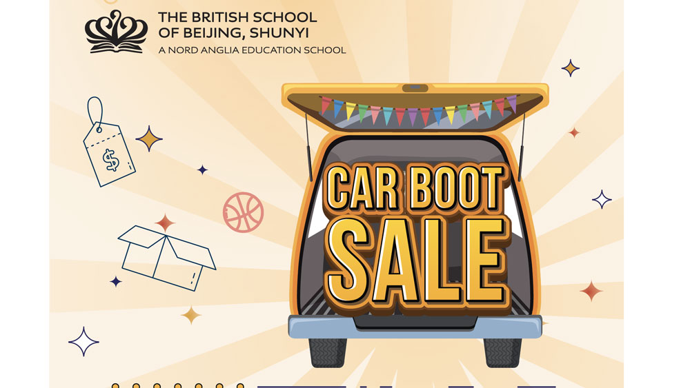 北京英国学校-顺义校区周末集市 5 月 13 日 - Join BSB Shunyi Car Boot Sale on 13 May