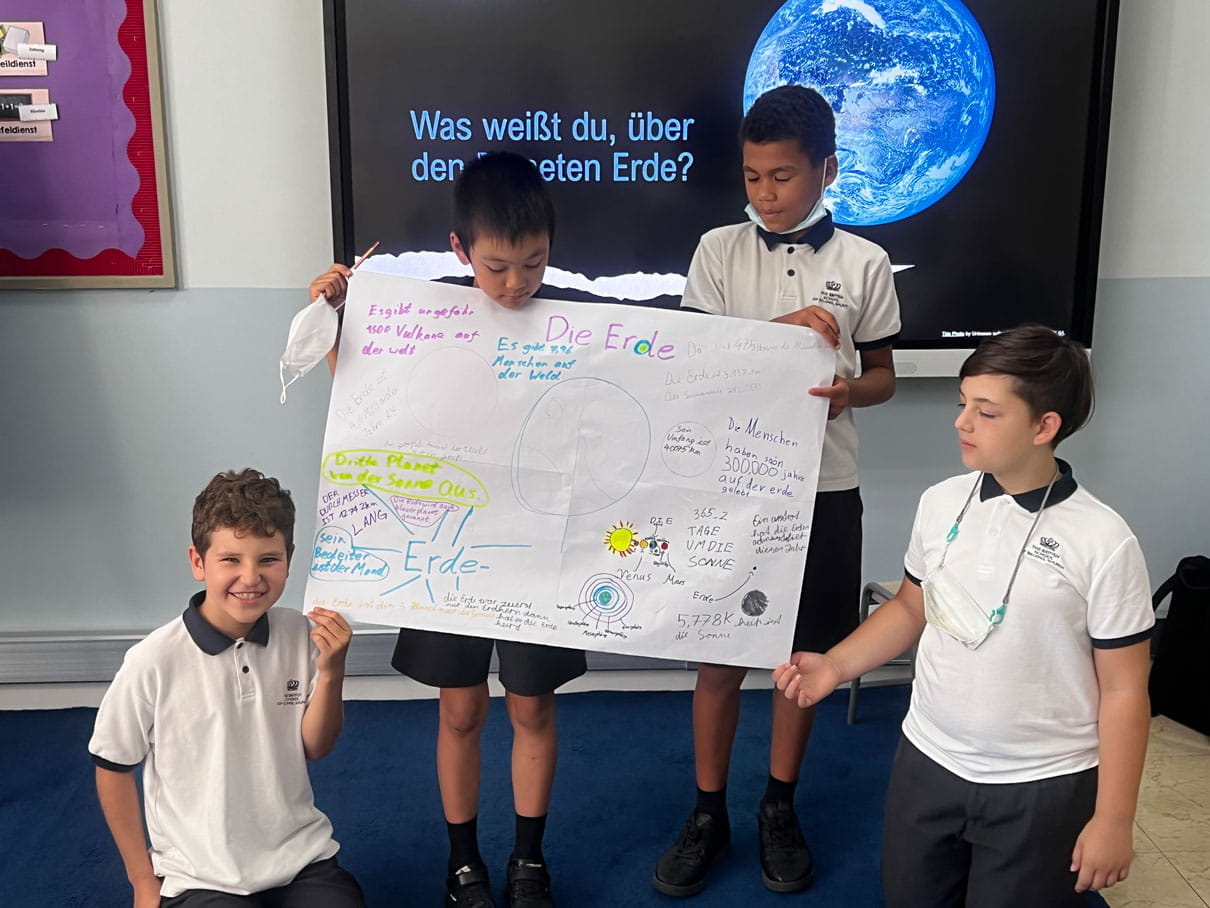 德语小学四年级学生踏上地球探索之旅！ - German Primary GK4 getting to know planet Earth