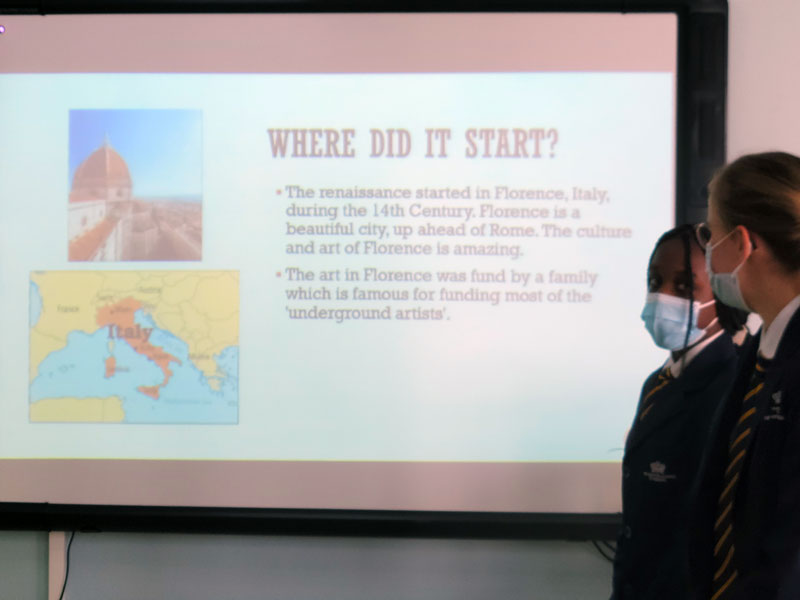 八年级学生穿越至文艺复兴时期 - Year 8 Humanities - Travel back to the Renaissance