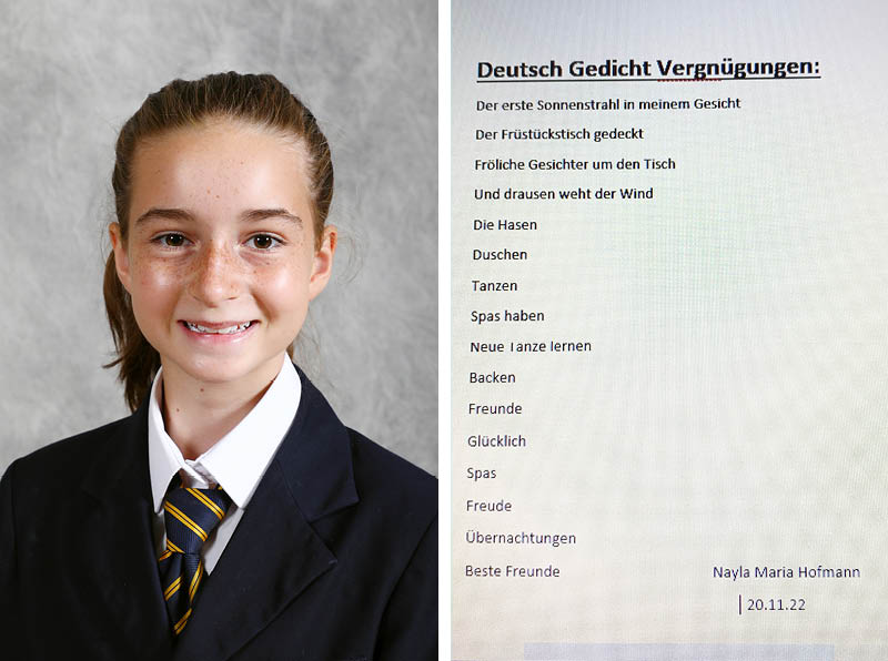 Well done Year 7 German Poets - Well done Year 7 German Poets