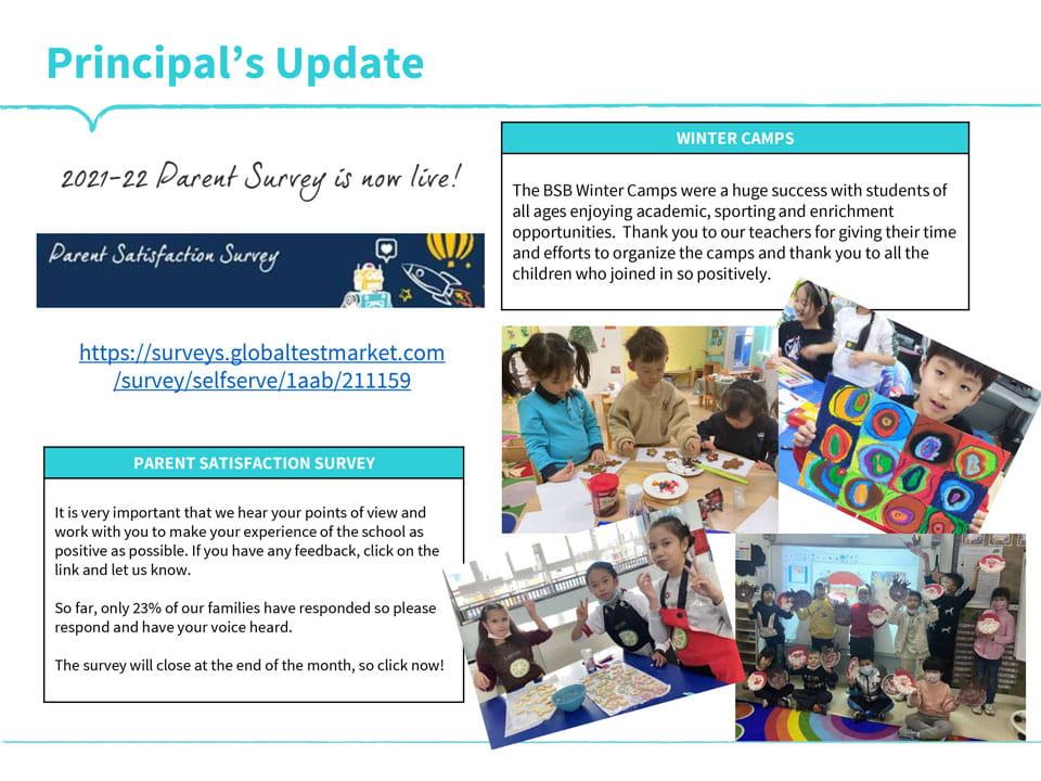 Principal Update - 10th January 2022 - Principal Update 10 January 2022