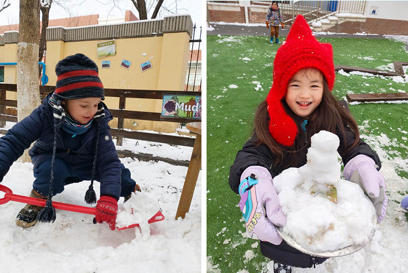 Enjoying the first Snowfall of the Season - Enjoying the first Snowfall of the Season