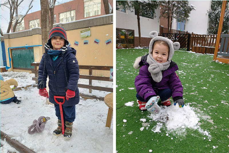 Enjoying the first Snowfall of the Season - Enjoying the first Snowfall of the Season