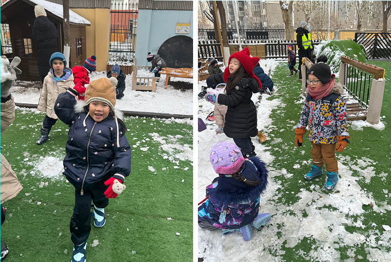 Enjoying the first Snowfall of the Season - Enjoying the first Snowfall of the Season