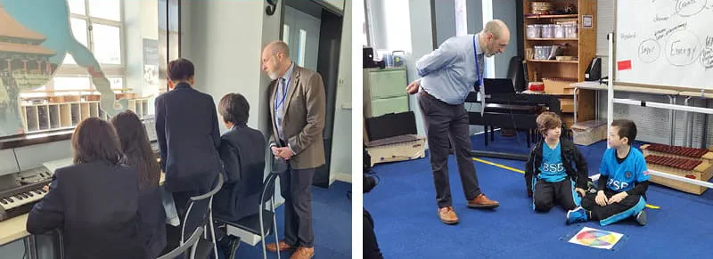 茱莉亚学院课程专家 Brian Drye 访问 BSB – 2024 年 1 月 - Juilliard Curriculum Specialists Brian Drye visits BSB Jan 2024