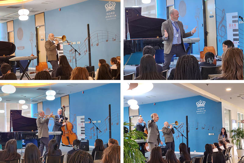 Juilliard Curriculum Specialists Brian Drye visits BSB Jan 2024 - Juilliard Curriculum Specialists Brian Drye visits BSB Jan 2024