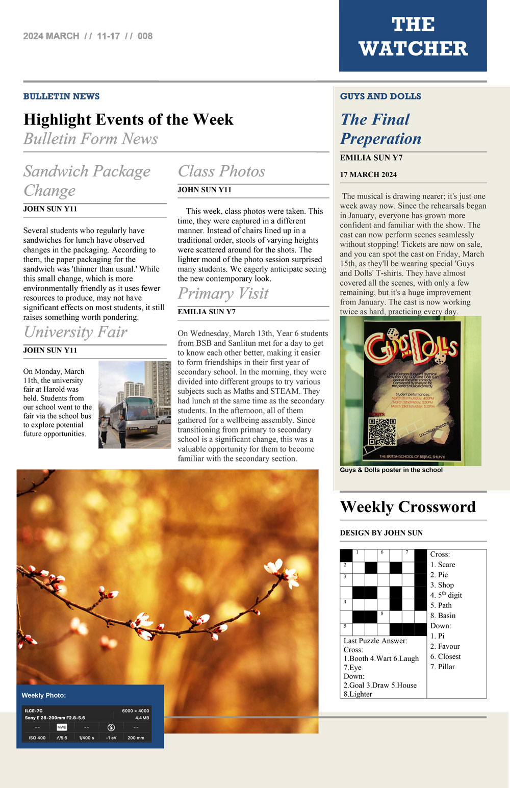 "The Watcher" 8th Edition 17 March 2024 - The Watcher 8th Edition 17 March 2024
