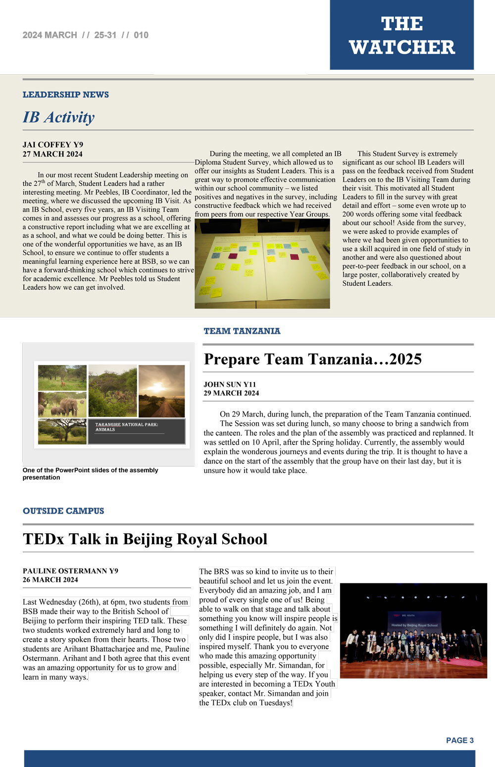 The Watcher 10th Edition 31 March 2024 - The Watcher 10th Edition 31 March 2024