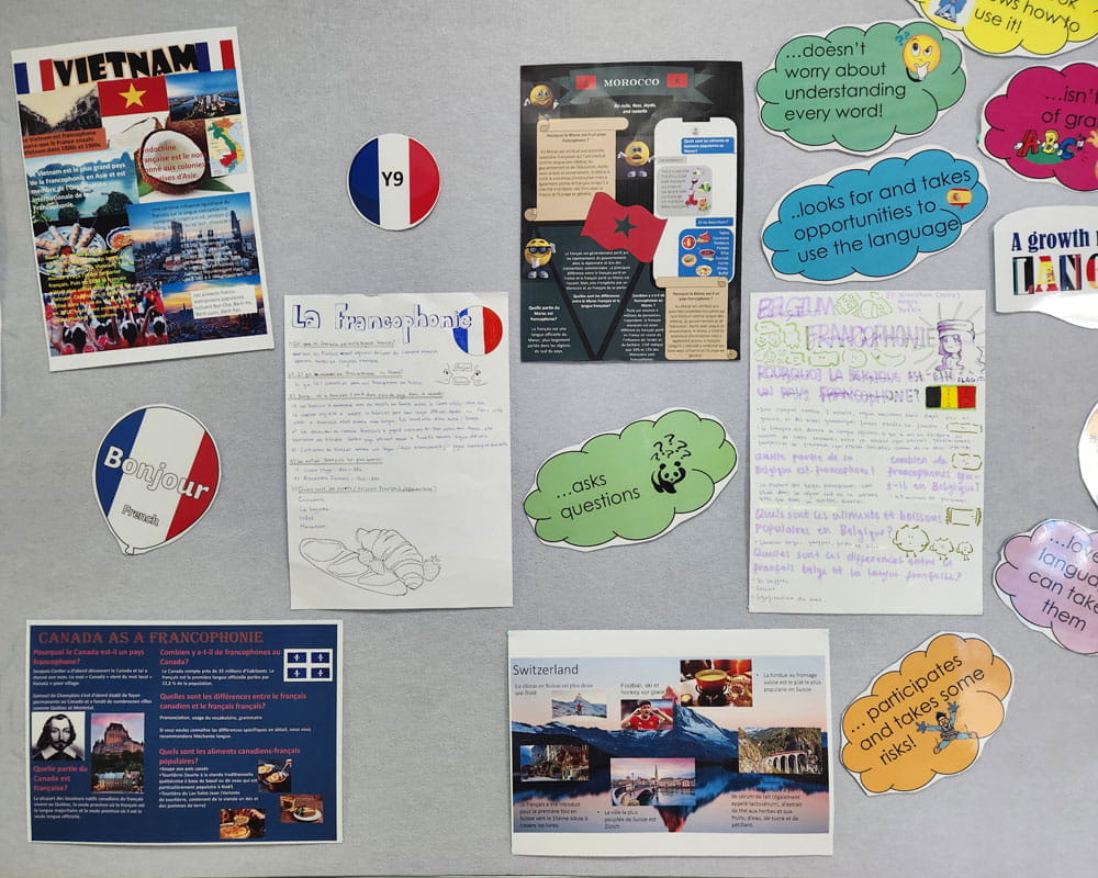 九年级法语词汇实践活动 - Year 9 putting French vocabulary into practise