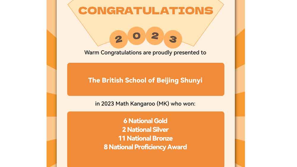BSB won 27 Awards in Math Kangaroo - BSB won 27 Awards in Math Kangaroo