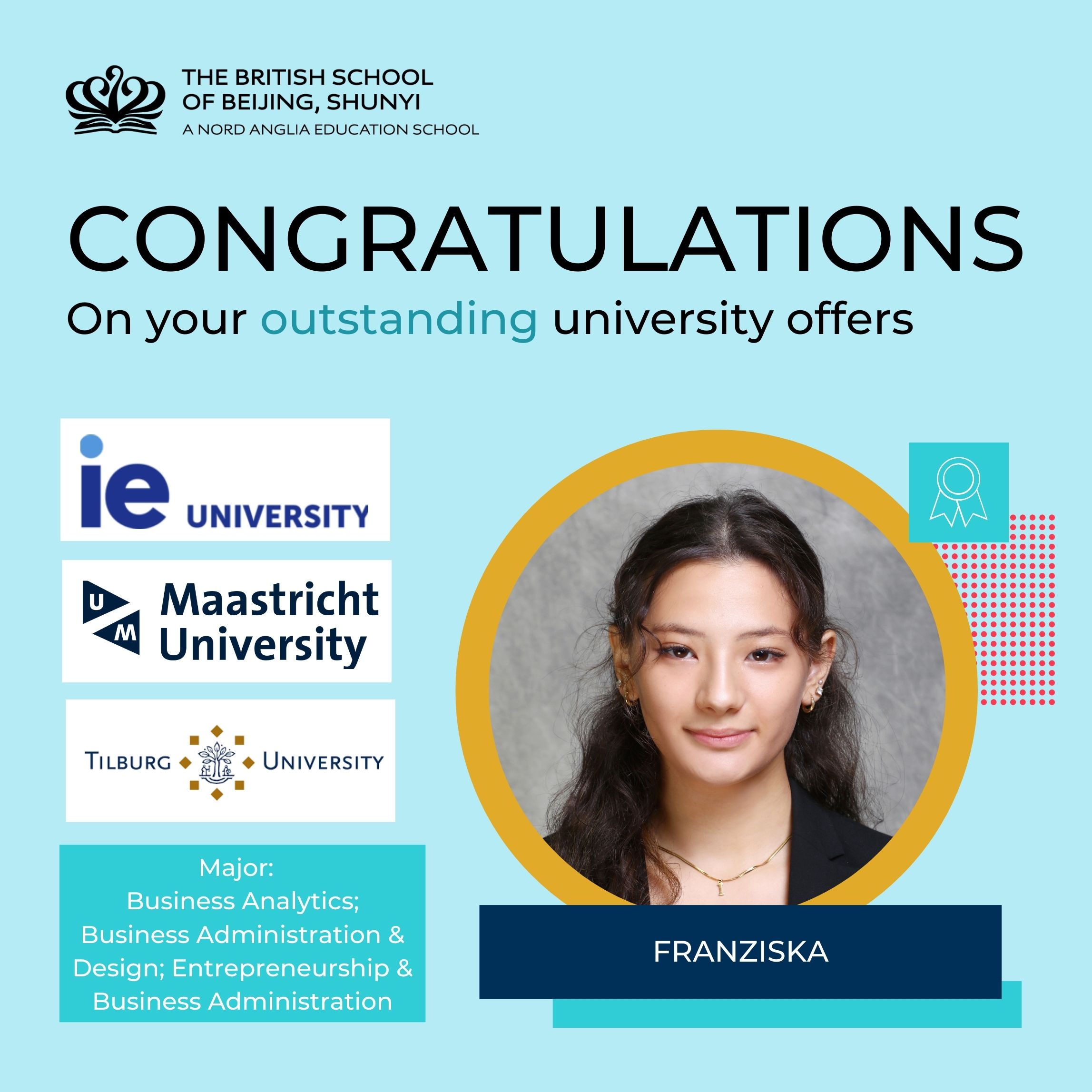 Outstanding University Outcomes at the British School of Beijing Shunyi - Outstanding University Outcomes at the British School of Beijing Shunyi