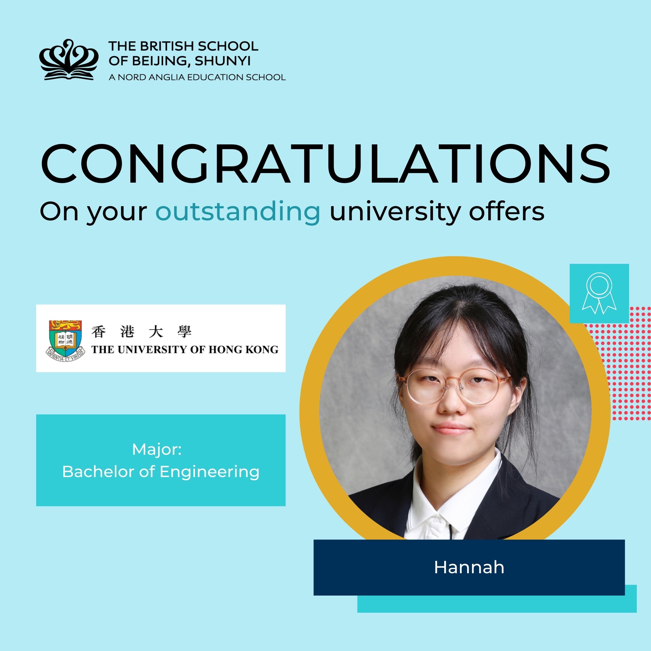 Outstanding University Outcomes at the British School of Beijing Shunyi - Outstanding University Outcomes at the British School of Beijing Shunyi