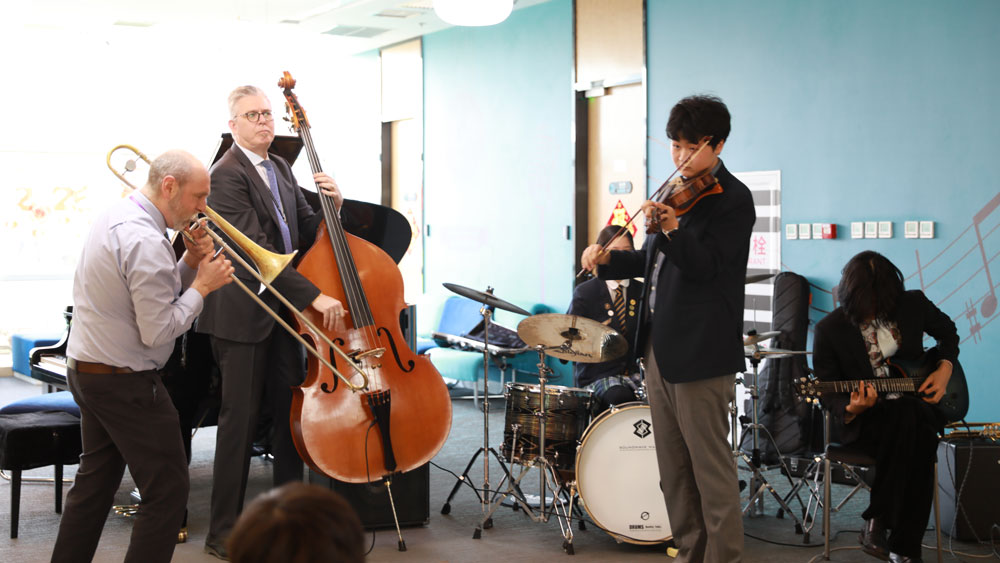 BSB Students learning with Juilliard Specialists on campus 2025 - BSB Students learning with Juilliard Specialists on campus 2025