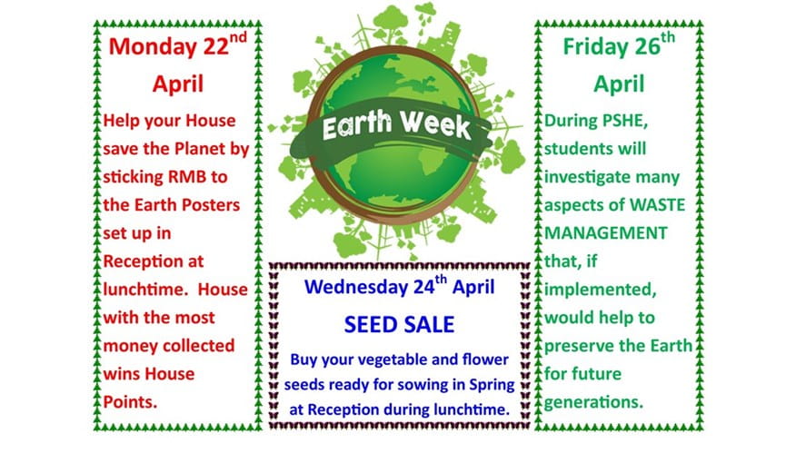 BSB生态委员会庆祝世界地球日-bsb-eco-committee-celebrates-earth-day-Earth Week Activities