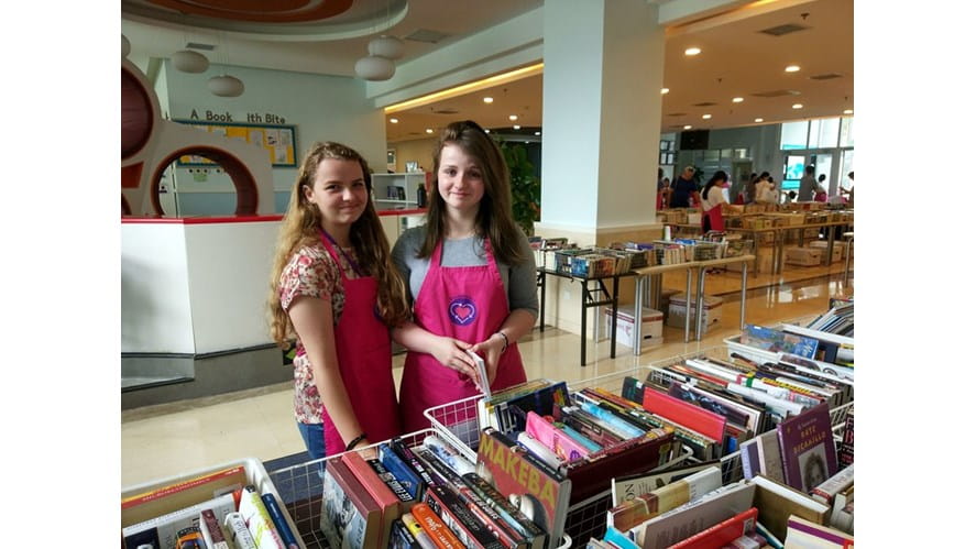 IB CAS Students volunteered at Roundabout Book Fair - ib-cas-students-volunteered-at-roundabout-book-fair