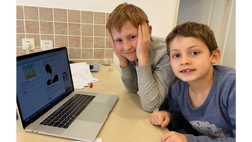 Y3 Arnaud and Y6 Alexandre having fun with #VirtualSchoolExperience! - y3-arnaud-and-y6-alexandre-having-fun-with-virtualschoolexperience