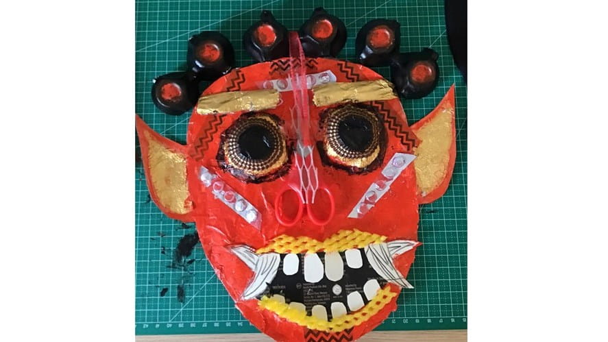 Year 7 Virtual School Sculpture Project on Bali Masks - year-7-virtual-school-sculpture-project-on-bali-masks