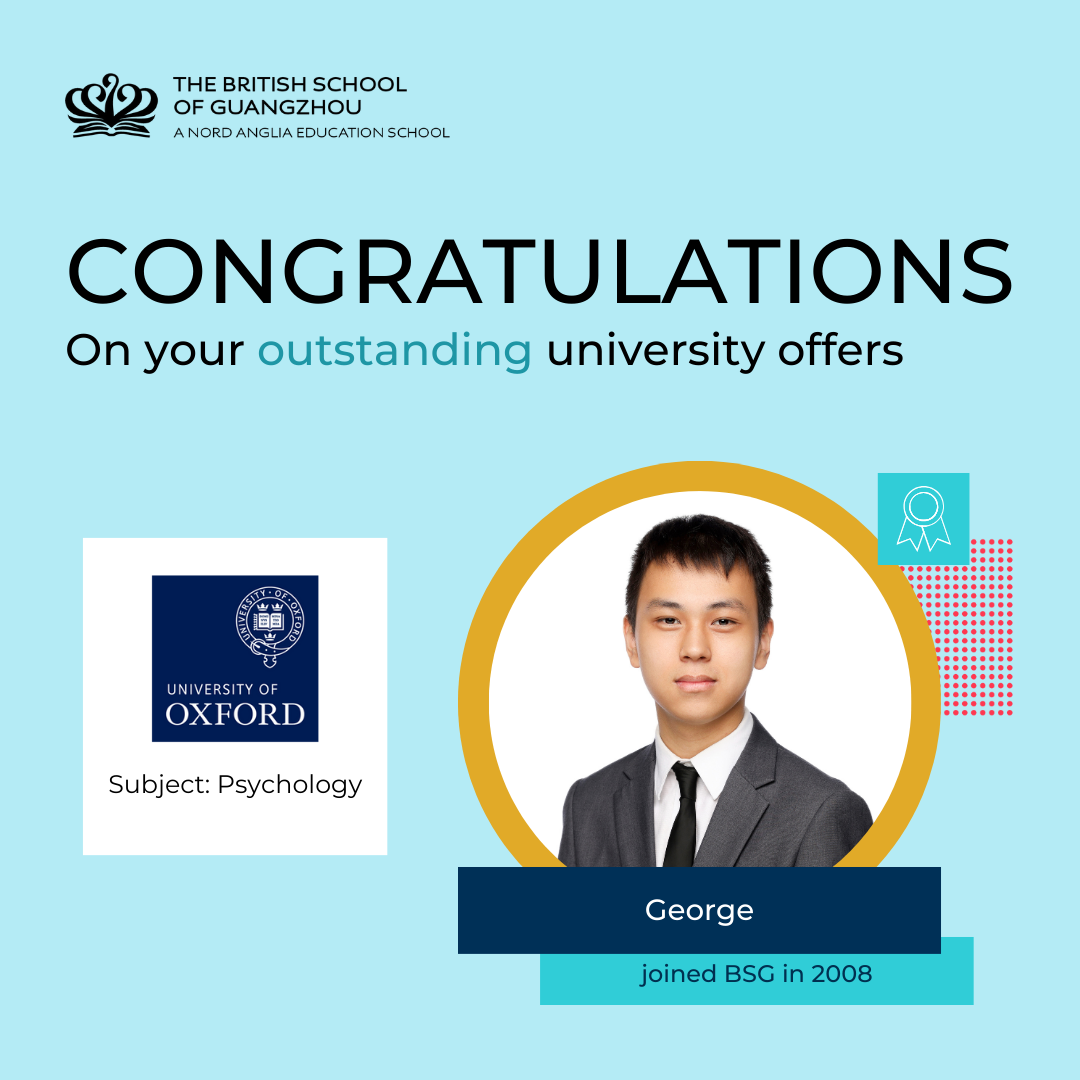 Celebrating Oxford Offer at BSG