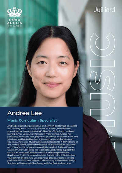 Juilliard Music Curriculum Specialist’s Inspiring Visit - Juilliard Music Curriculum Specialist Visit