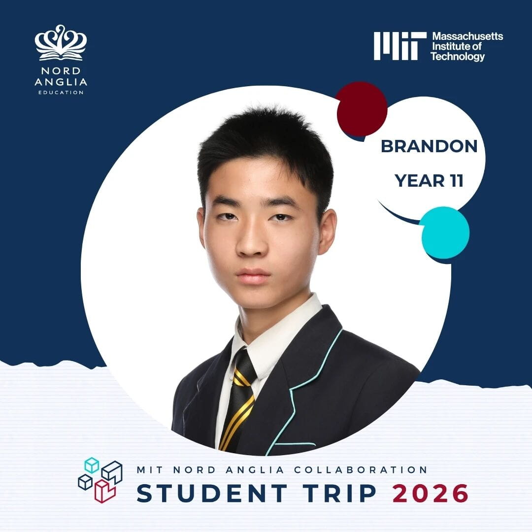 Congratulations to Brandon - Selected for the MIT Student Trip 2026 - Congratulations to Brandon - Selected for the MIT Student Trip 2026