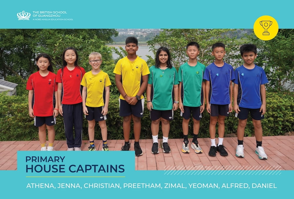 Celebrating Our New Year 6 House Leaders - primary house captains