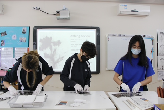 Year 10 Students Etching Project - Year 10 Students Etching Project