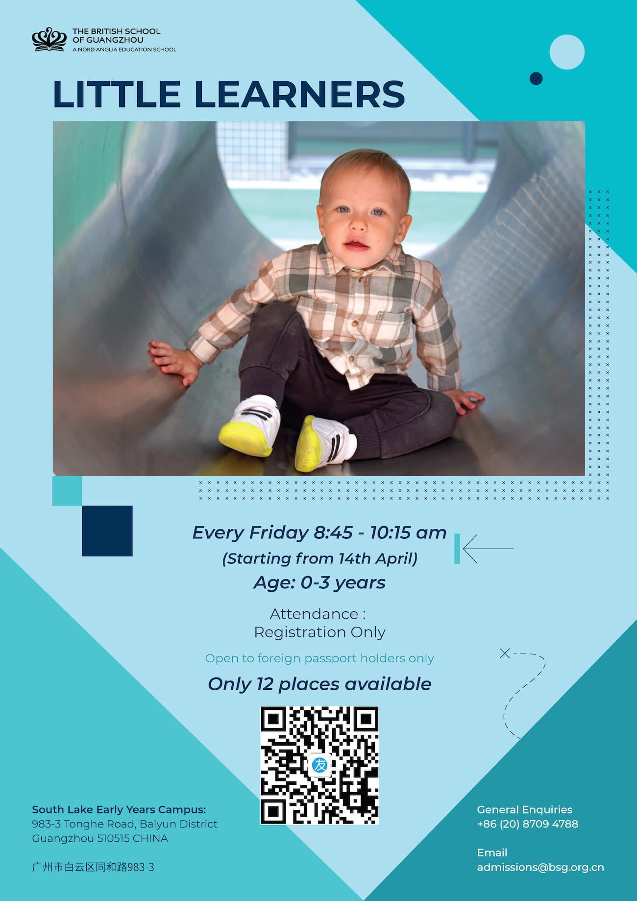 Come and join BSG Little Learners - Little Learners SL