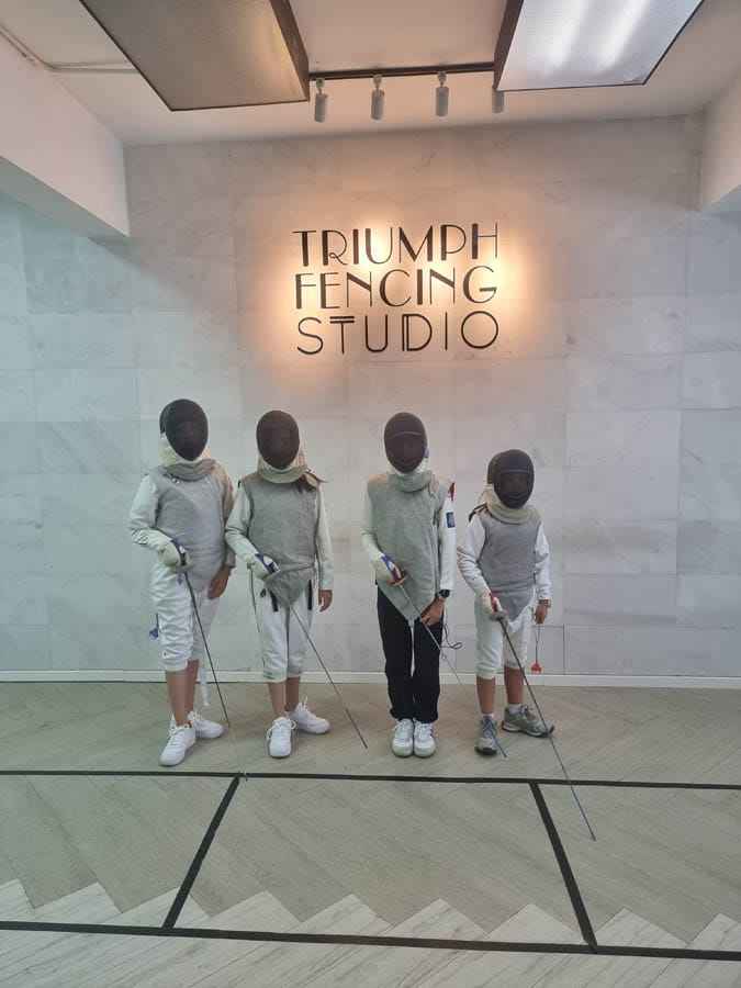 Fencing Club Visit to Triumph Fencing Studios