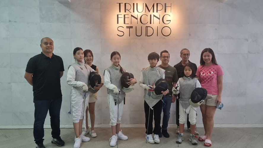 Fencing Club Visit to Triumph Fencing Studios