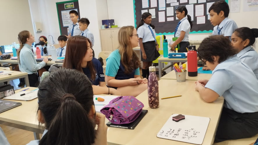 Secondary students visits Year 6 - Carousel For News Detail