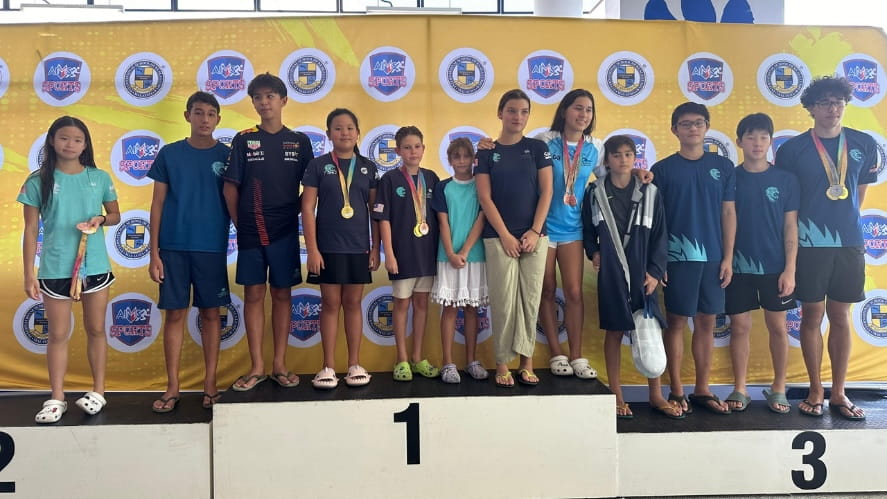 BSKL swim team makes a splash at AIMS Series Final! - AIMS Series Final