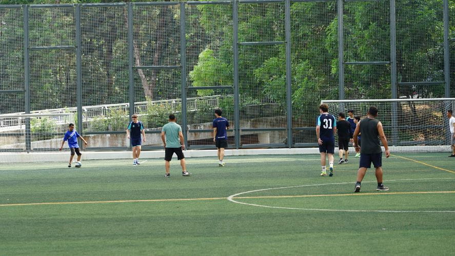 Sixth Formers and guards' heart-warming football friendly match - Carousel For News Detail