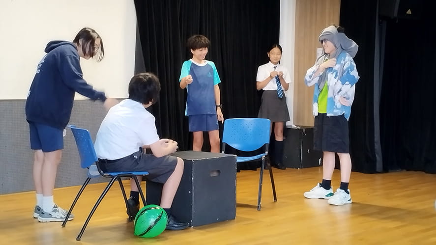 Year 7 EAL students shine in creative Drama showcase at BSKL - Year 7 EAL students shine in creative Drama showcase at BSKL