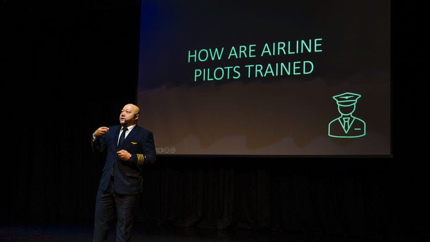 Captain Azrul speaks to our Secondary students - Captain Azrul speaks to our Secondary students